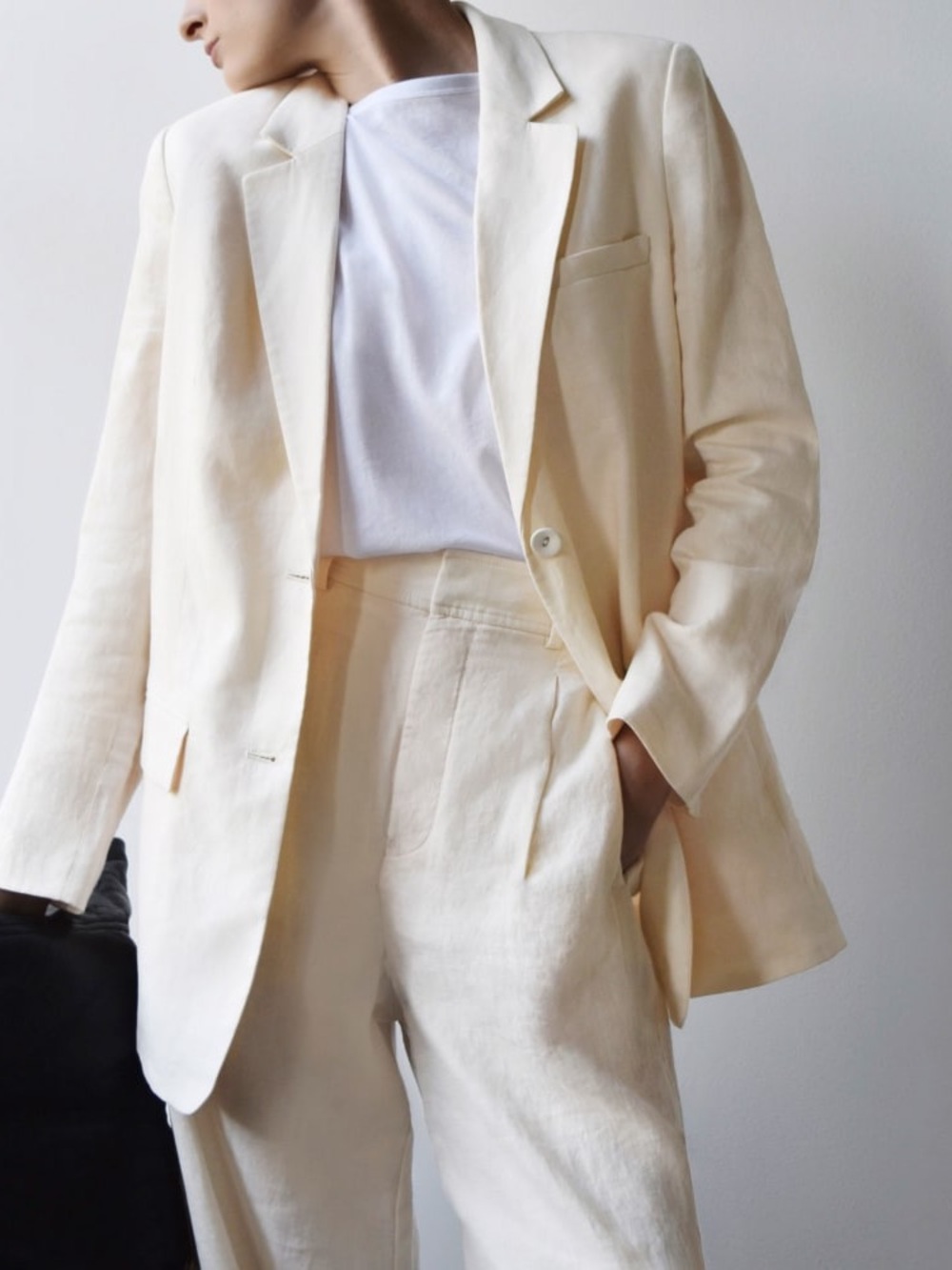NWT Everlane The Oversized Blazer in Linen size 12 Canvas discontinued